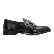 Doucal's Monk-strap Läderskor Black, Herr