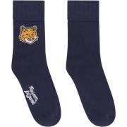 Maison Kitsuné Socks Blue, Herr