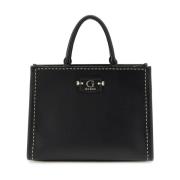 Guess Anadela 3 Fack Satchel Väska Black, Dam