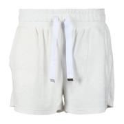 Colmar Casual Viskosblandnings Shorts White, Dam