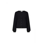 FABIENNE CHAPOT Molly V-Neck Cardigan Black, Dam