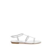 Aquazzura Kristallklara sandaler Gray, Dam