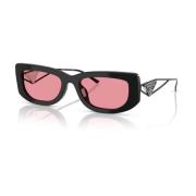 Prada PR 14Ys 1Ab30L Sunglasses Black, Dam