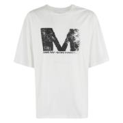 MM6 Maison Margiela Maxiklänning med logotyptryck White, Herr