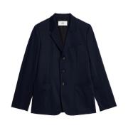 Ami Paris Sofistikerad bomullsblazer Blue, Herr