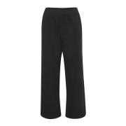 Kaffe Wide Trousers Black, Dam