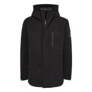 Boggi Milano Parka B Tech i teknisk tyg Black, Herr