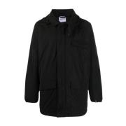 Aspesi Hooded Oversize Parka Black, Herr