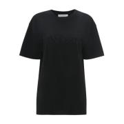 JW Anderson Logobroderi T-shirt Black, Dam