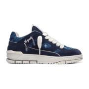 Axel Arigato Area Lo Woven Sneaker Blue, Herr