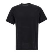 Y-3 Svart T-shirt med Logo Black, Herr