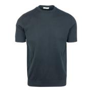 Paolo Pecora Svart Bomull T-shirt Regular Fit Black, Herr