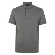 Emporio Armani Klassisk Polo Tröja för Män Gray, Herr