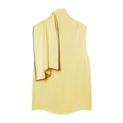 Stella McCartney Lyxig Beige Toppkläder Höj Garderoben Yellow, Dam