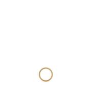 Maison Margiela Elegant Silver Guld Ring Yellow, Herr