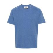 Frame Duo Fold Tee Shirt Blue, Herr