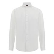 Boggi Milano Skjorta i slim fit med stretch, bomull och nylon White, H...