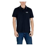 Emporio Armani EA7 Kortärmad Polo Vår/Sommar Kollektion Blue, Herr