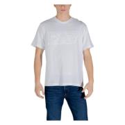 Emporio Armani EA7 Kortärmad bomullst-shirt vår/sommar White, Herr