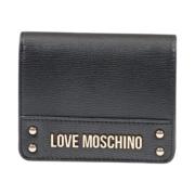 Love Moschino Vår/Sommar Dam Plånbok Black, Dam