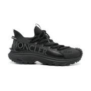 Moncler Svarta Sneakers med Vibram® Sula Black, Herr