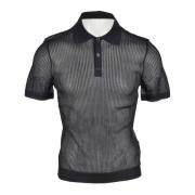 Dsquared2 Stilren T-shirt med unik tygkombination Black, Herr