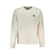 Tommy Hilfiger Casual bomulls sweatshirt med logotypapplikation White,...