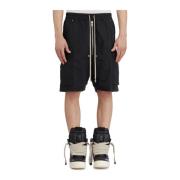 Rick Owens Cargo Bermuda Shorts Black, Herr