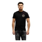 Versace Jeans Couture Svart V-Emblem T-Shirt Herr Black, Herr