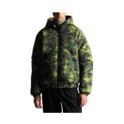 Versace Jeans Couture Grön Camo Quiltad Jacka Green, Herr