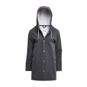 Stutterheim Matt Regnrock med Dubbel-Svetsade Sömmar Black, Unisex