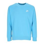 Nike Lättviktig Crewneck-tröja Blue, Herr