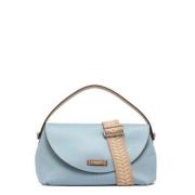 Gianni Chiarini Modern läder axelväska Sky Blue, Dam