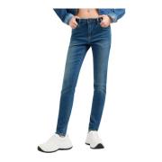 Armani Exchange Super Skinny Bomull Stretch Jeans - Blå Blue, Dam