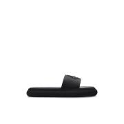 Moncler Flip Flops Sliders Black, Dam