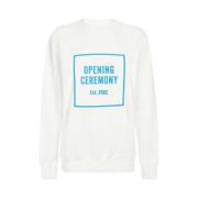 Opening Ceremony Logo Print Sweatshirt White, Dam