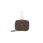 Fendi Monogram Print AirPods Fodral Brown, Herr