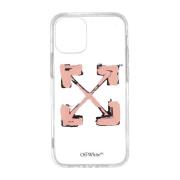 Off White Arrow Back Tryckt iPhone 12 Mini Skal Gray, Dam