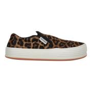 Palm Angels Casual Slip-On Gummi Läder Sneakers Multicolor, Herr