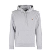 Maison Kitsuné Huvud Patch Hoodie Gray, Herr