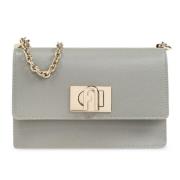 Furla Mini Crossbody Väska i Agave Gray, Dam