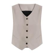 AllSaints ‘Aleida’ Vest Beige, Dam