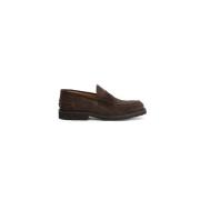 Berwick Suede College Loafers Vibram Sole Brown Brown, Herr