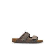 Birkenstock UJI Slides Brown, Dam