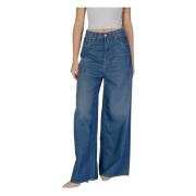 Replay Wide Jeans Blue, Dam