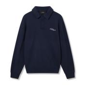 Axel Arigato Bae Polo Sweatshirt Blue, Herr