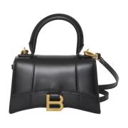 Balenciaga Hourglass XS Top Handle Bag Black, Dam