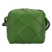 Bottega Veneta Laeder axelremsvskor Green, Dam