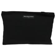 Balenciaga Vintage Pre-owned Canvas kuvertvskor Black, Dam