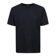 Herno Blå bomulls-T-shirt med korta ärmar Blue, Herr